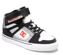 Load image into Gallery viewer, DC Pure Elastic Lace High Top -White/Black/Red
