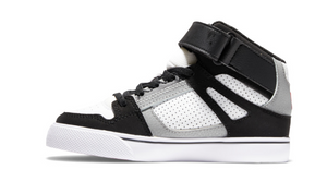 DC Pure Elastic Lace High Top -White/Black/Red