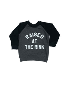 Raised at the Rink Infant Charcoal Sweater