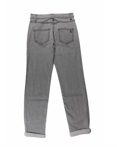 Akro Grey High Waisted Mom Jeans