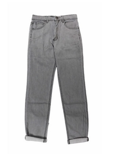 Akro Grey High Waisted Mom Jeans