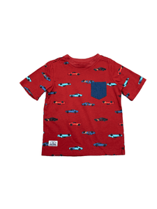 Infant Red & Navy Cars T-Shirt