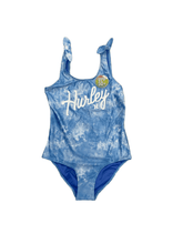 Load image into Gallery viewer, Hurley Youth Blue Foil One Piece Swimsuit
