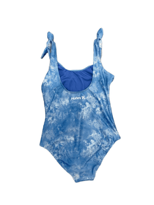 Hurley Youth Blue Foil One Piece Swimsuit