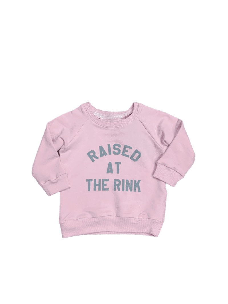 Raised at the Rink Infant Pink Sweater