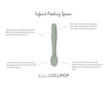 Load image into Gallery viewer, LouLou Lollipop Infant Feeding Spoon Alligator
