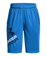 Load image into Gallery viewer, UA Boys Prototype Symbol Shorts (Circuit Blue)
