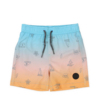 Load image into Gallery viewer, Boy&#39;s Gradient Swim Shorts
