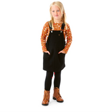 Load image into Gallery viewer, Nano Youth Brown Floral Long Sleeve W/ Back Ruffle
