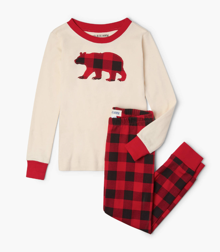 Buffalo Plaid Kids Pajama Set