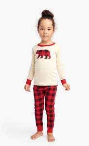 Buffalo Plaid Kids Pajama Set