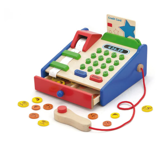 Wooden Cash Register