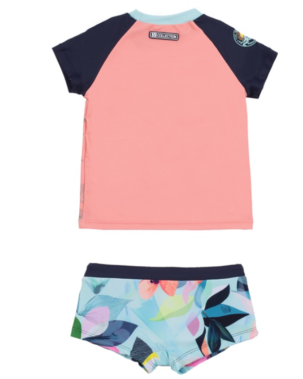 Nano Youth Coral Two-piece Swimsuit