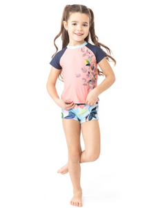 Nano Youth Coral Two-piece Swimsuit