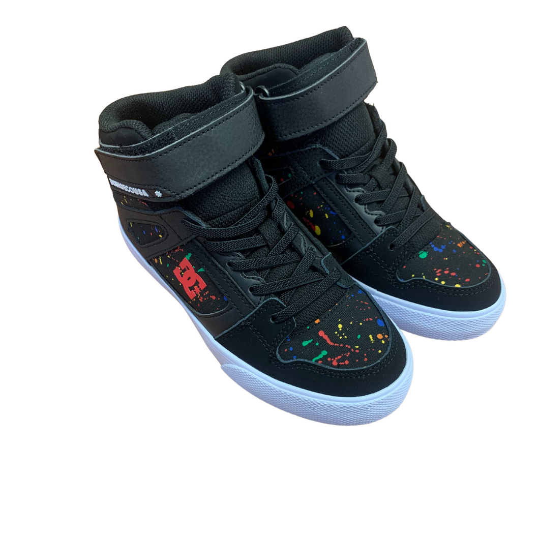 Children's DC Pure High Top EV -Paint Splatter