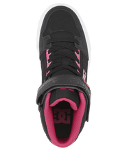 Load image into Gallery viewer, Children&#39;s DC Pure High Top Ev -Black/Pink
