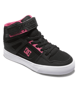 DC Pure High Top Ev -Black/Pink