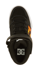 Load image into Gallery viewer, Children&#39;s DC Pure High Top -Black/Flames
