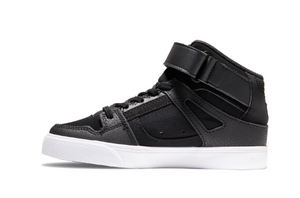 DC Pure High Top -Black/Flames