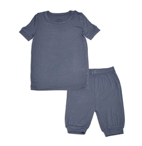 Bamboo Short Sleeve Top & Pajama Set- Flint