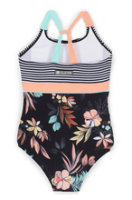 Load image into Gallery viewer, Youth Floral One Piece Swimsuit
