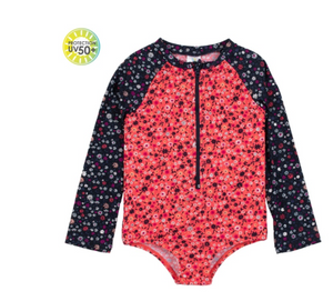 Nano Girl's One-piece Rashguard Swimsuit