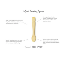 Load image into Gallery viewer, LouLou Lollipop Infant Feeding Spoon Giraffe
