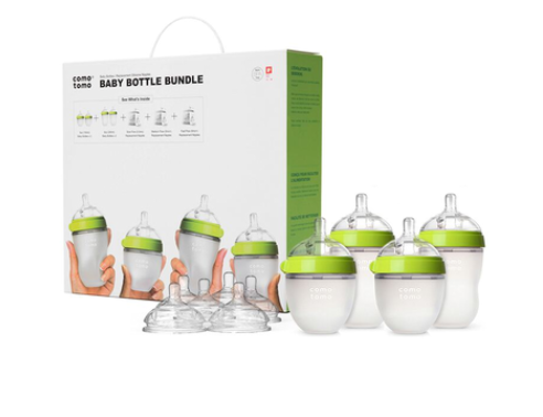 Como Tomo Baby Bottle Bundle Green