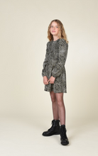 Load image into Gallery viewer, Mini Molly Smocked Heart Print Dress
