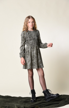 Load image into Gallery viewer, Mini Molly Smocked Heart Print Dress
