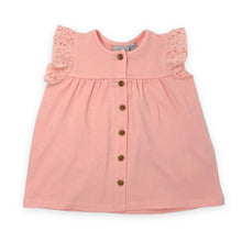 Load image into Gallery viewer, Infant Flutter Sleeve Button Up Tunic Top
