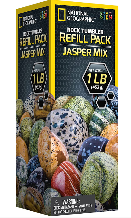 National Geographic Rock Tumbler Jasper Refill Mix