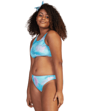 Load image into Gallery viewer, Roxy Girls Leaf Garden Crop Top Set
