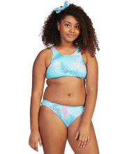 Load image into Gallery viewer, Roxy Girls Leaf Garden Crop Top Set
