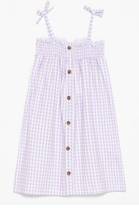 M.I.D Plaid Dress With Straps