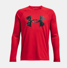 Load image into Gallery viewer, UA Youth Tech Logo Fill Long Sleeve
