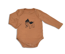 Load image into Gallery viewer, Bamboo Long Sleeve Onesie (Russet)
