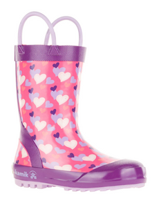 Children's Lovely Rain Boots Pink