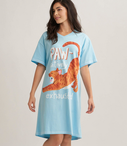 PAWsitively Exhausted Women's Sleepshirt