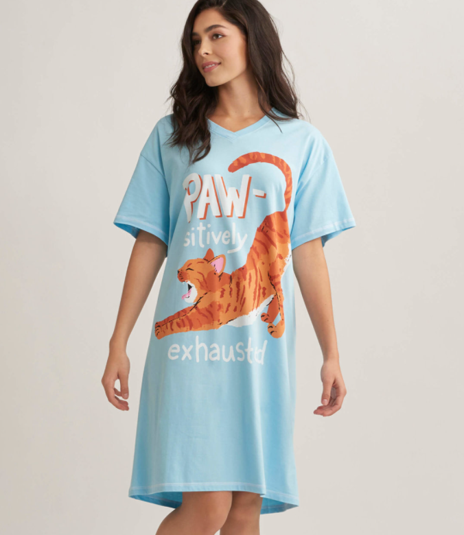 PAWsitively Exhausted Women's Sleepshirt