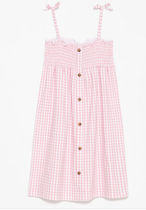 M.I.D Plaid Dress With Straps