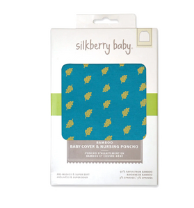 Bamboo Baby Cover & Nursing Poncho (Dotty Leaf)