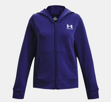 Load image into Gallery viewer, UA Youth Rival Terry Full Zip Up Sweater
