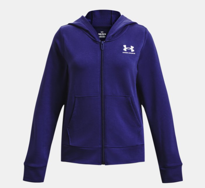UA Youth Rival Terry Full Zip Up Sweater