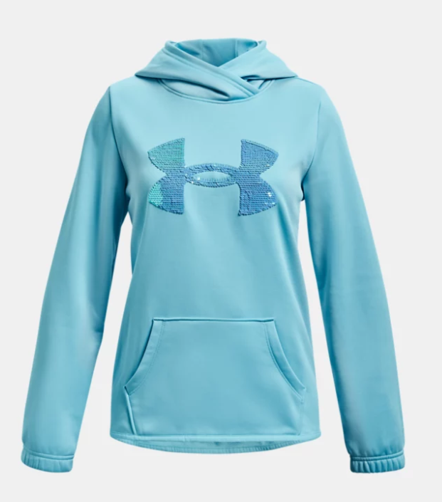 UA Youth Fleece Sequins Logo Hoodie
