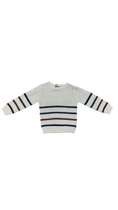 Youth Stripe Crewneck Shaker Sweater