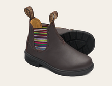 Load image into Gallery viewer, Blundstone Kids #1413 Brown Striped Elastic
