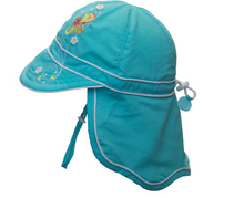 Load image into Gallery viewer, UV Quick Dry Hat w/ Neck Protection (Teal)
