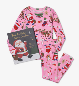 Twas The Night Before Christmas Book & Pajama Set