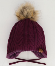 Load image into Gallery viewer, Knit Pom Pom Hat
